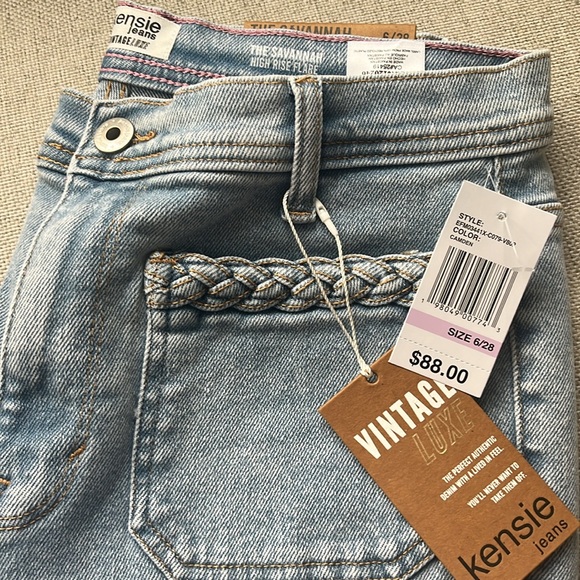 NWT Kensie-The Savannah high rise flare leg with patch pockets.Size 6/28 - Picture 2 of 6